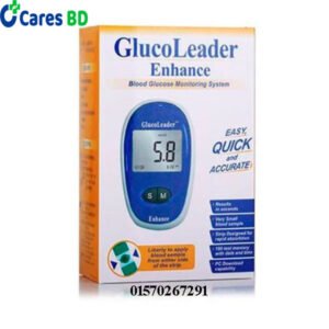 Gluco Leader Enhance Blood Glucose Meter – Blue