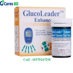 Gluco Leader Enhance Test Strip Blue (25 PCS)