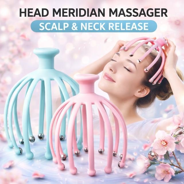 Head Meridian Massager Scalp Neck Release