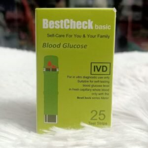 BestCheck Basic Blood Glucose Strip – 25’s Pack