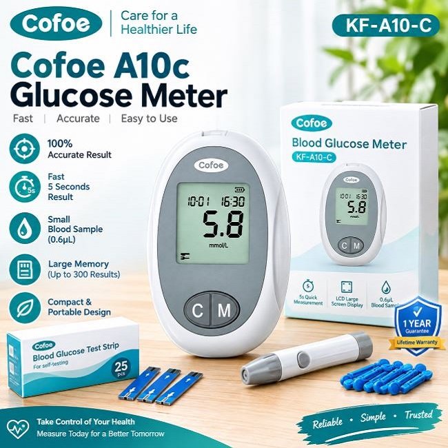 Cofoe A10c Glucose Meter