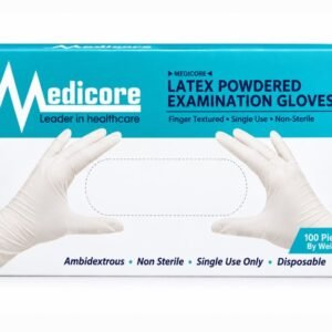 Medicore Latex Powdered Examination Gloves
